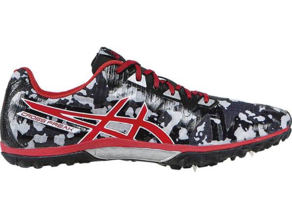 Asics Atletiekschoenen Heren, CROSS FREAK 2 Zwart/Rood/Grijs - Asics Te Koop | B5769802-OM